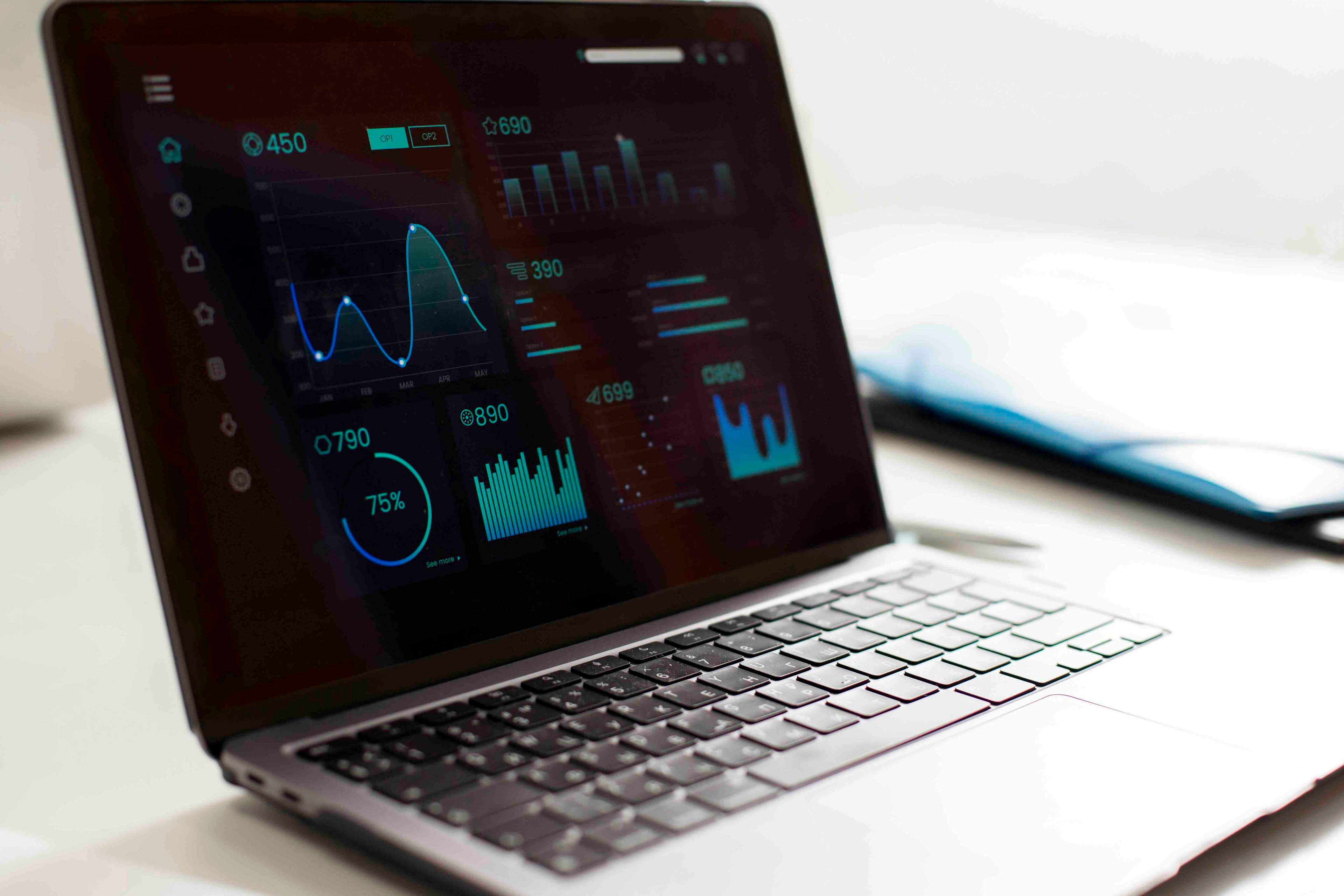 Data dashboard with metrics derived from video